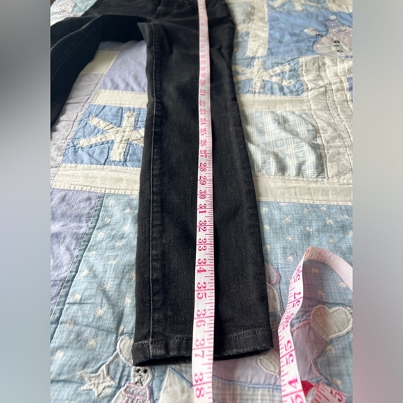 Everlane Womens Black High Rise Cotton Emo Punk Casual Skinny Jeans 26 Regular - Picture 9 of 12